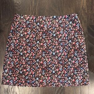 Loft velvet mini skirt- size 12- worn once